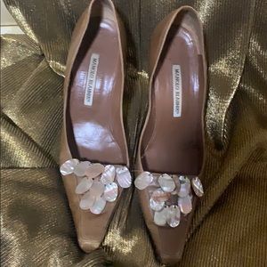 Manolo Blahnik kitten heels
